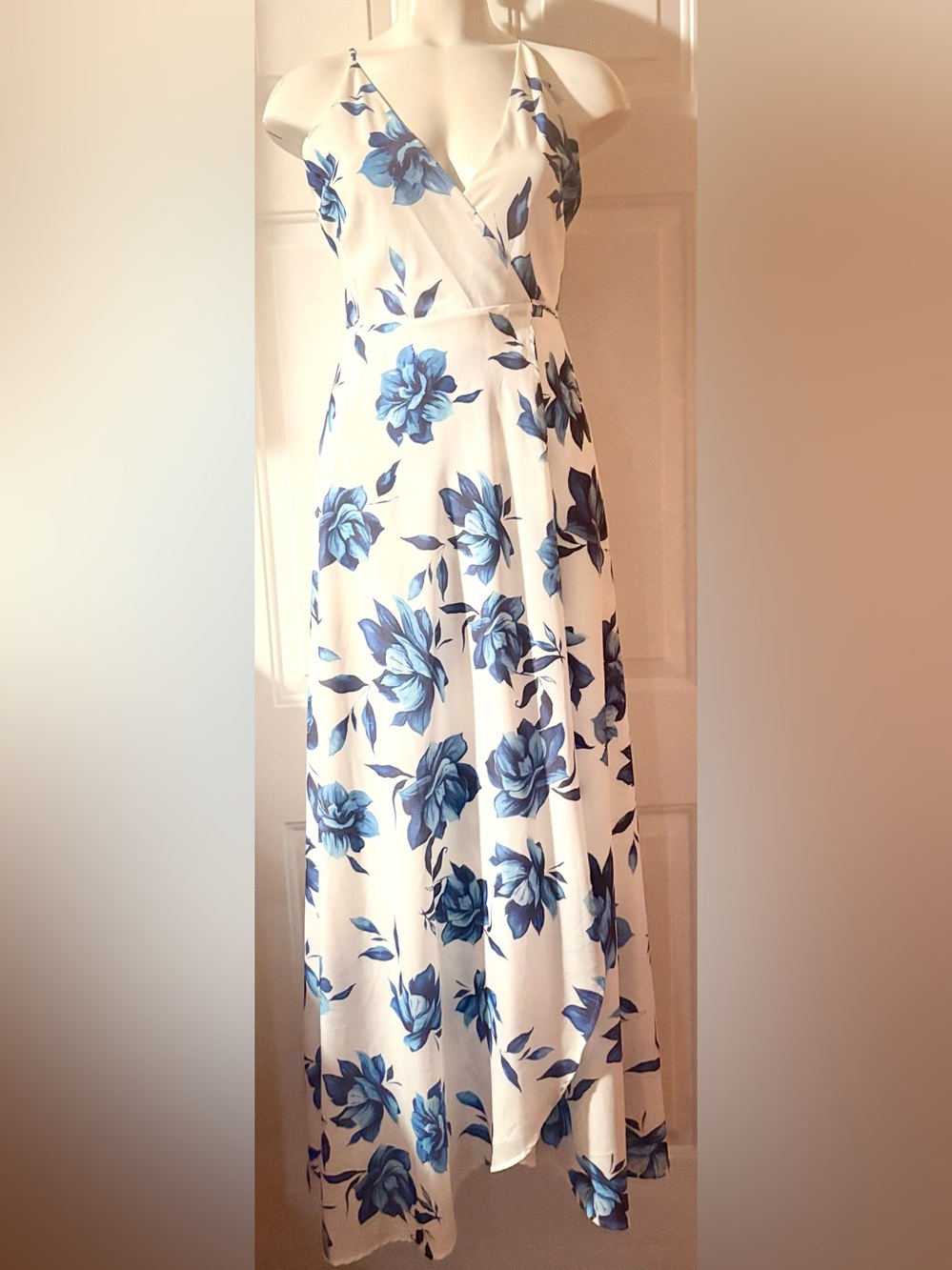 Blue Bell Polyester wrap maxi dress, Yumi Kim Rush Hour Women’s Small